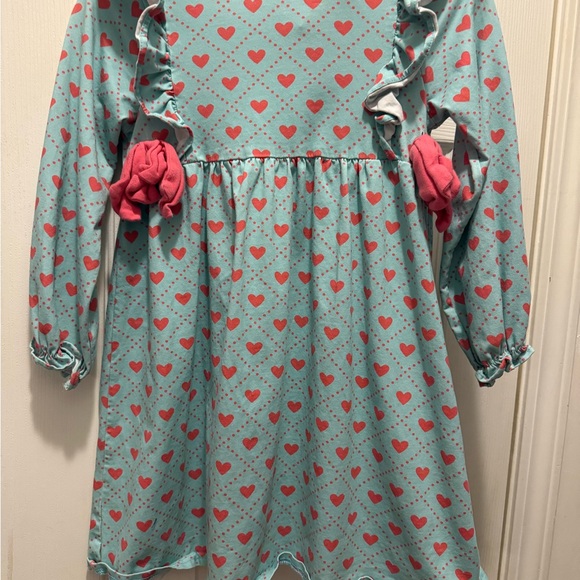 Stitchy Fish “It Takes Two”’Side Tie Valentines Dress - Picture 2 of 10
